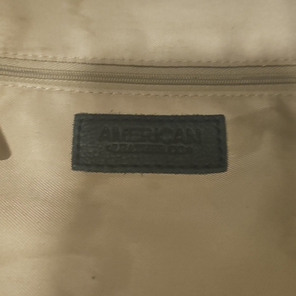 American Leather Co. Large Army Green Genuine Leather Backpack main image 7